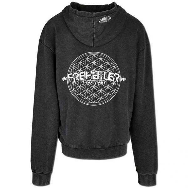 Luxury Blume des Lebens Oversized Used Hoodie Unisex