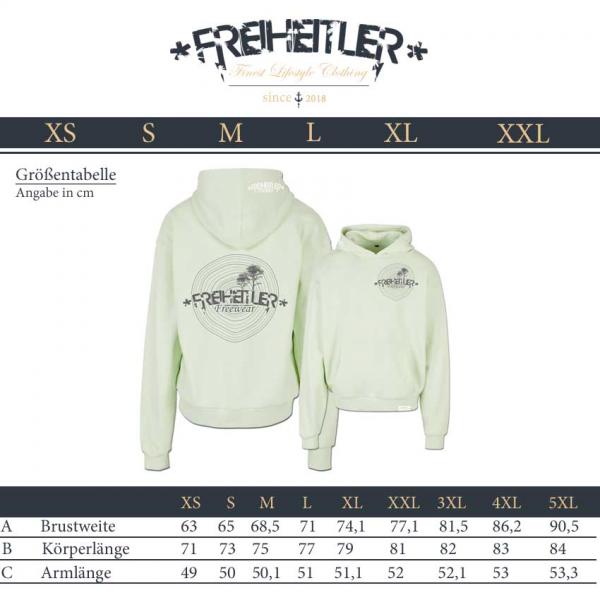 Luxury Holzscheibe Oversized Hoodie Unisex Lichtung