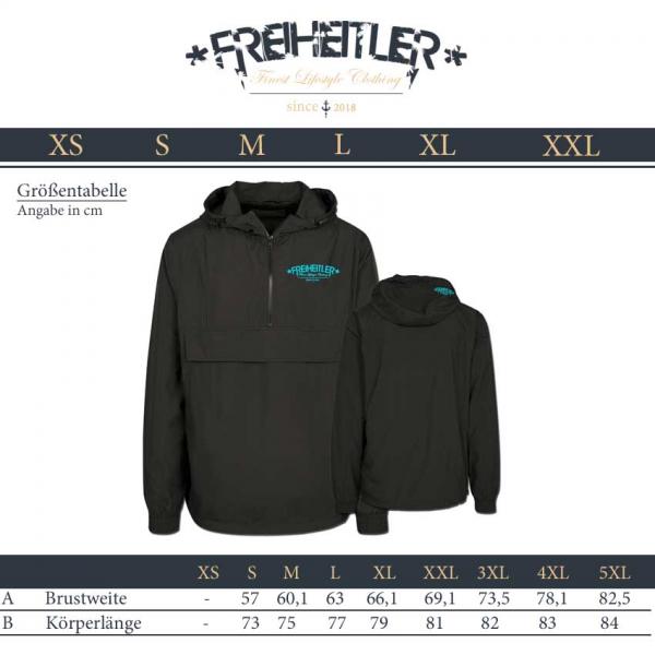 Windbreaker Hoodie Black Arctic Herren