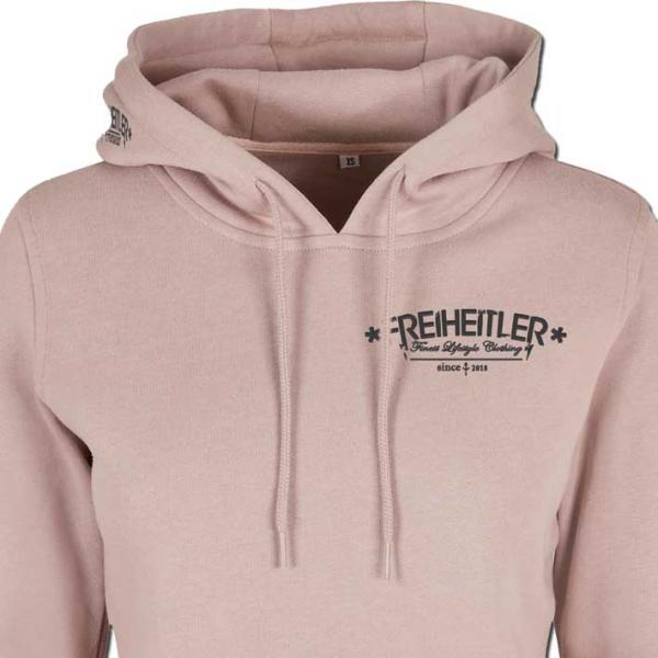 Werte Anker Ladies Hoodie Altrosa