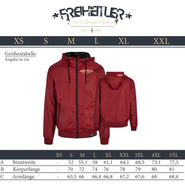 Windbreaker Bordeaux Stick Unisex