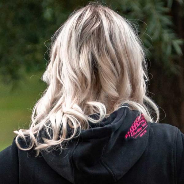 Werte Anker Hoodie "29.565" Schwarz Pink Unisex