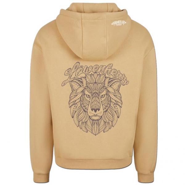 Löwenherz Kuschel Hoodie Beige Unisex