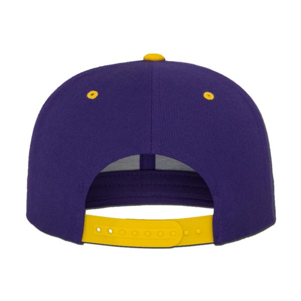 Signatur Snapback Lila Gelb