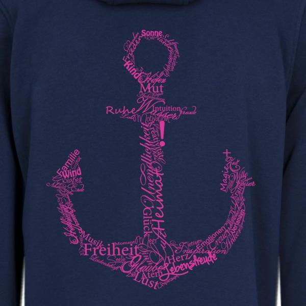 Werte Anker Hoodie "29.565" Navy Unisex