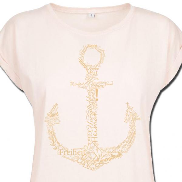 Werte Anker Girlie Rosa