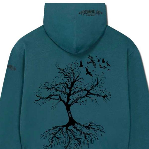 Bio Luxury Nature Oversized Hoodie Smaragd Unisex