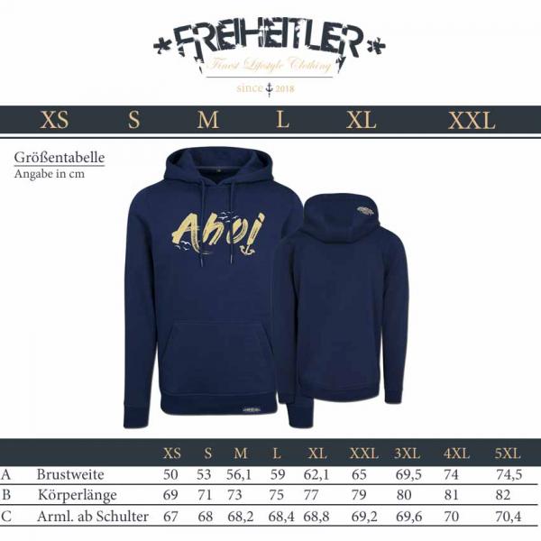 Ahoi Hoodie Unisex Navy