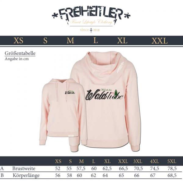 Wald liebe Hoodie Lichtnelke Damen