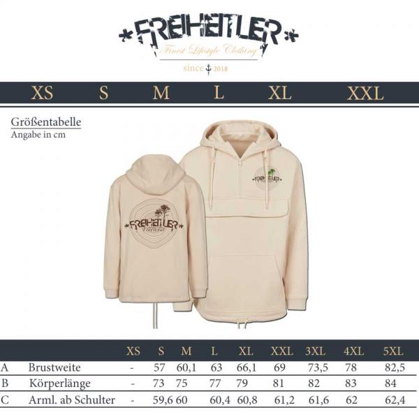 Holzscheibe Pull Hoodie Sand Unisex