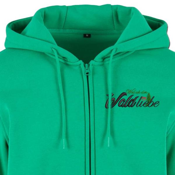 Wald liebe Premium Zipper Grüne Seele Unisex