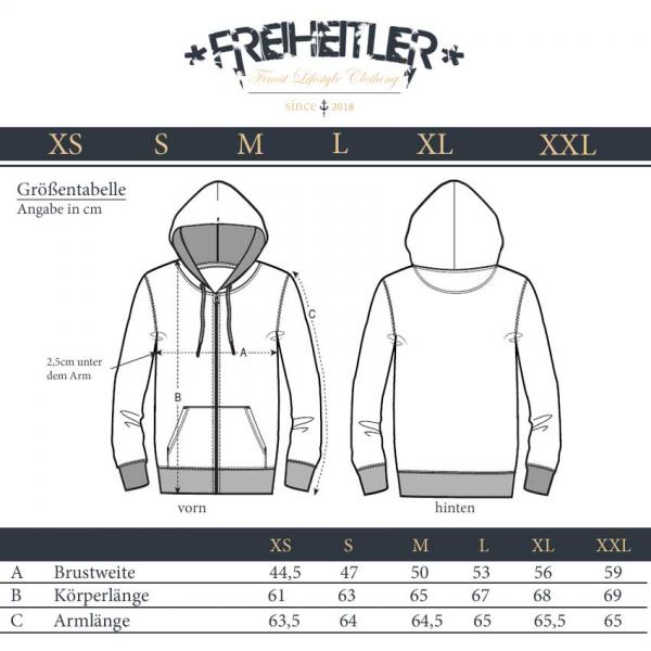 Bio Premium Glaube Liebe Hoffnung Zipper Damen