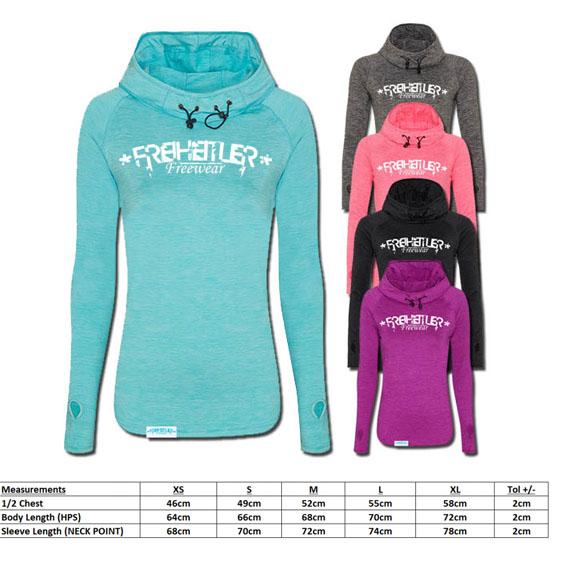 Sports Highneck Hoodie Damen