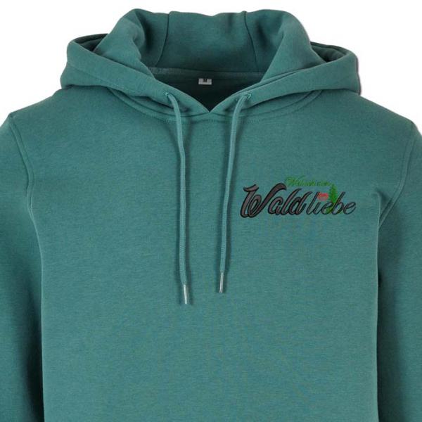 Wald liebe Hoodie Blattgrün Unisex