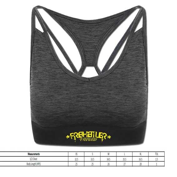 Sports Top Schwarz Neon Damen