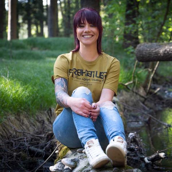 Bio Premium Werte Anker Shirt Oliven Öl Unisex