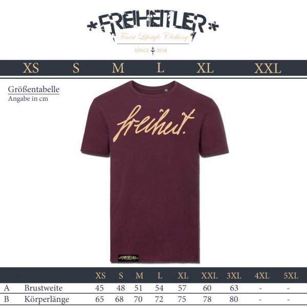 Bio Premium Signatur Shirt BORDEAUX