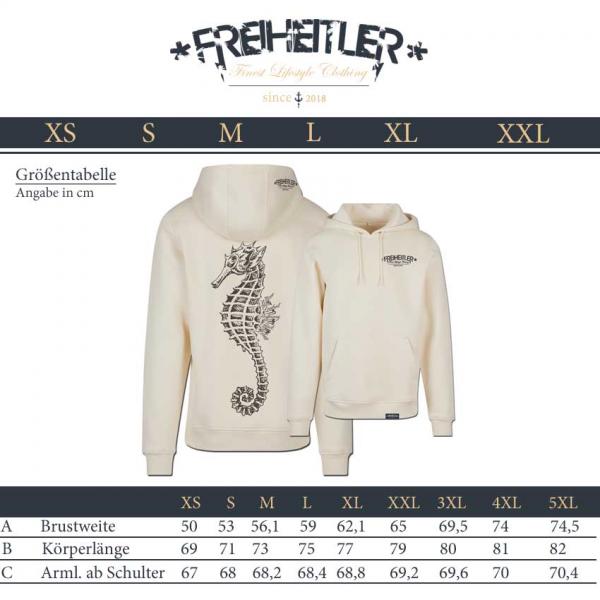 Seepferdchen Hoodie Sand Unisex