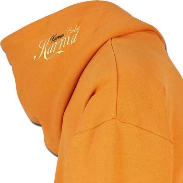 Luxury Karma Oversized Hoodie Orange Unisex