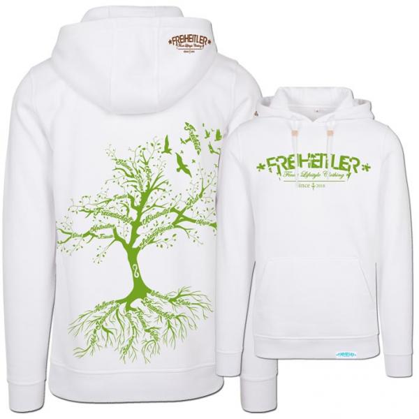 Nature Hoodie "29.565" Weiß Unisex