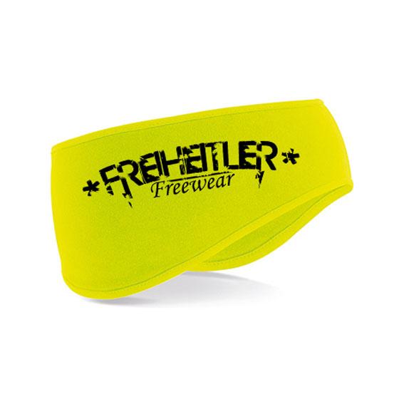 Sports Softshell Stirnband Gelb Neon