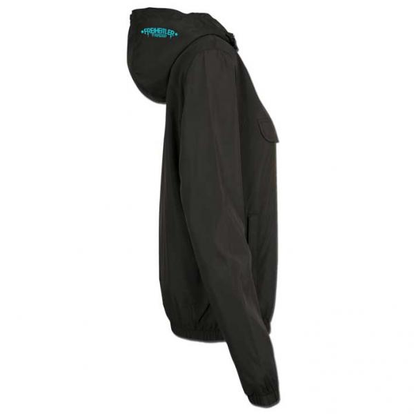 Windbreaker Hoodie Black Arctic Damen