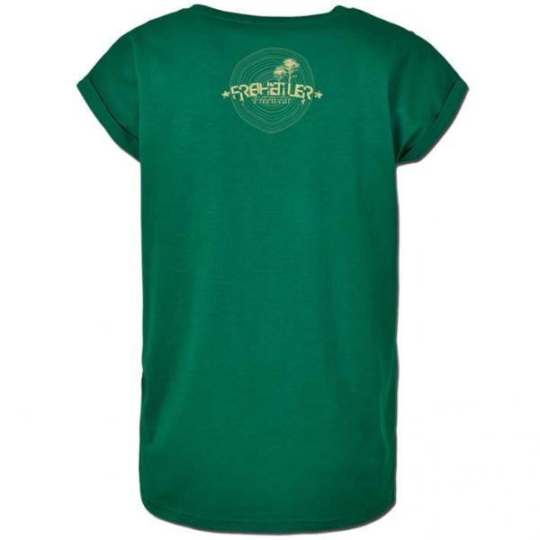 Holzscheibe Girlie Waldgrün