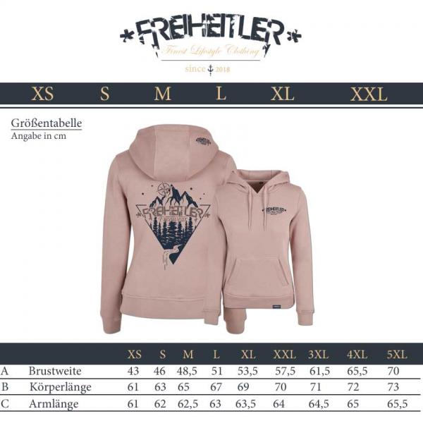 Abenteuer Hoodie Damen Salz