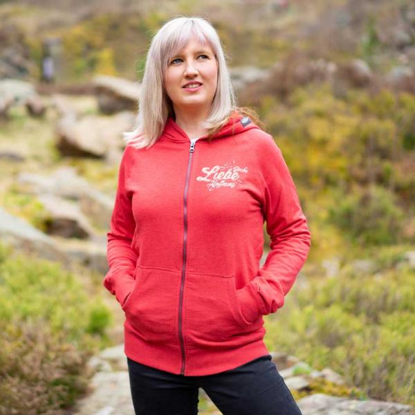 Bio Premium Glaube Liebe Hoffnung Zipper Damen