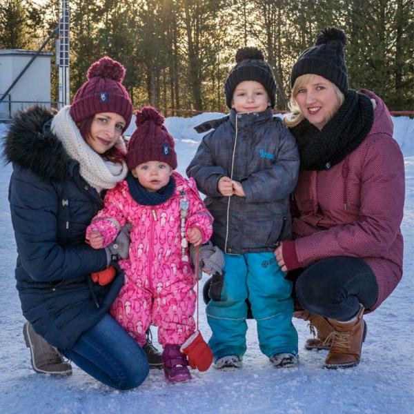 Strickmütze Winter Family