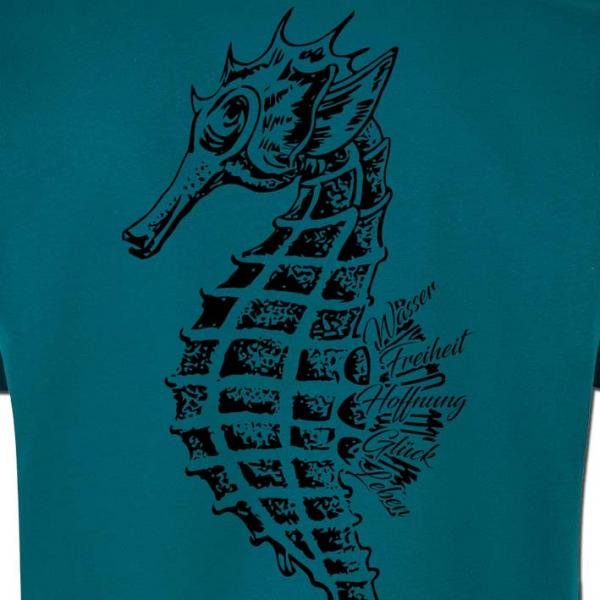 Seepferdchen Shirt Smaragd