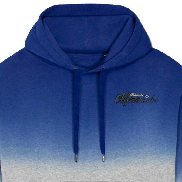 Bio Premium Meer liebe Hoodie Atlantik Unisex