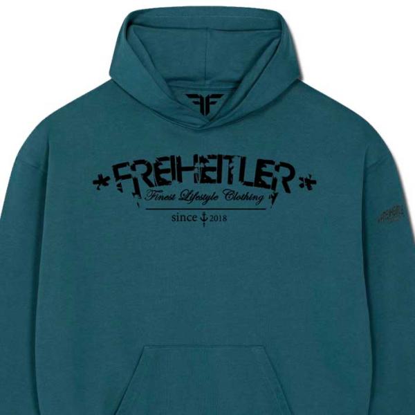 Bio Luxury Nature Oversized Hoodie Smaragd Unisex