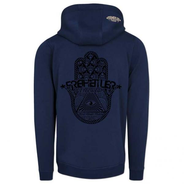 Hand Hoodie Unisex Navy