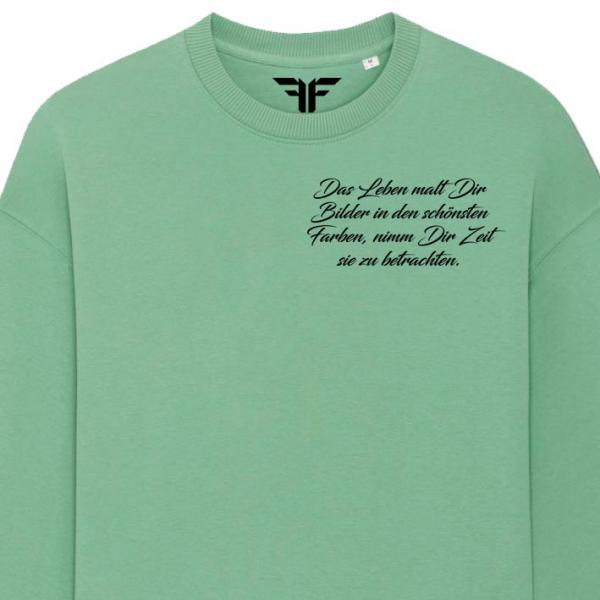 Bio Premium Leben Sweater Minze