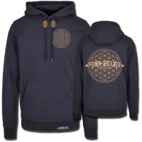 Blume des Lebens Hoodie Unisex Navy Blume des Lebens Hoodie Unisex Navy