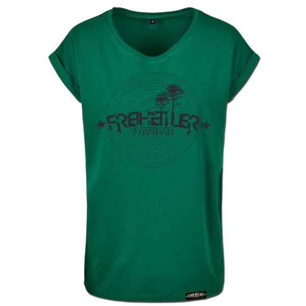 Holzscheibe Girlie Waldgrün