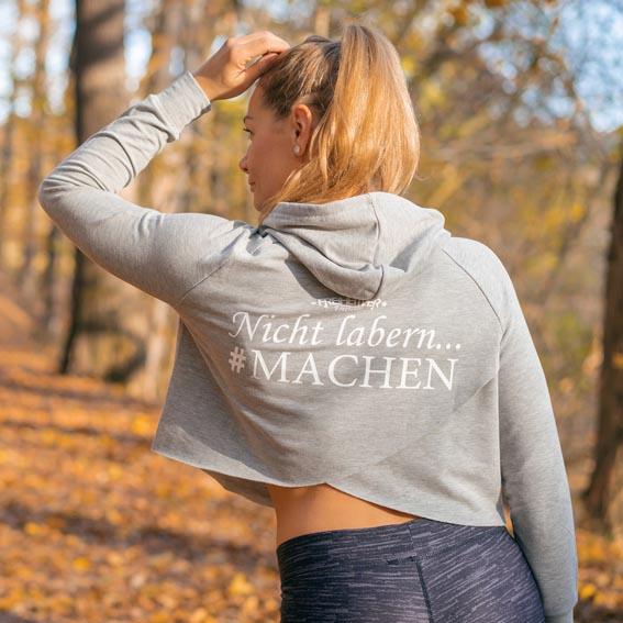 Sports Cross Hoodie Damen