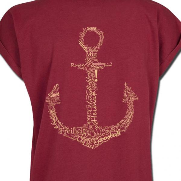 Werte Anker Girlie Rot