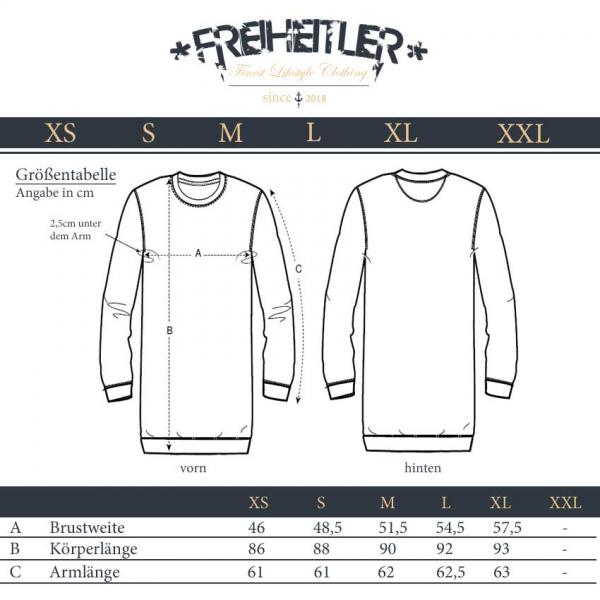 Bio Premium Sweatkleid Windrose