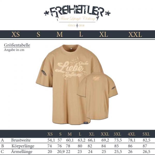 Luxury Glaube Liebe Hoffnung Oversized T Unisex Beach