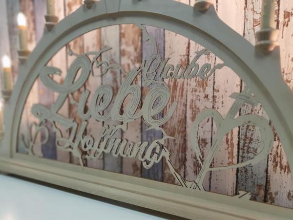 Glaube Liebe Hoffnung Lichterbogen