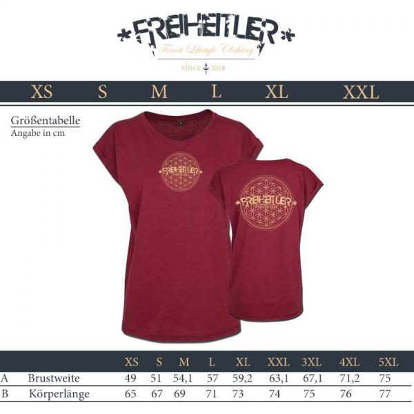 Blume des Lebens Girlie Rot