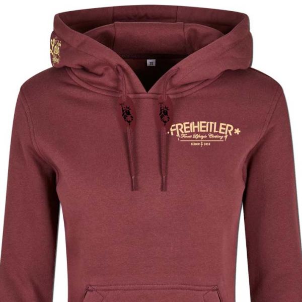 Bio Premium Ladies Hoodie GLH Cherry