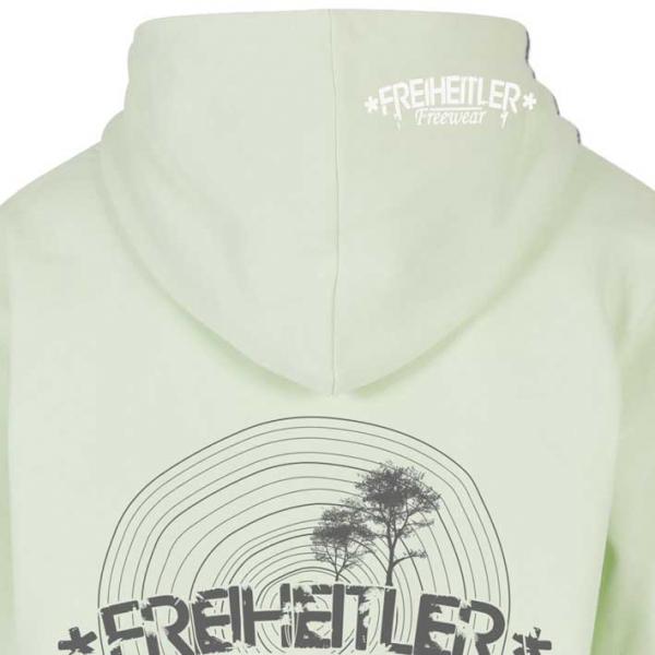 Luxury Holzscheibe Oversized Hoodie Unisex Lichtung