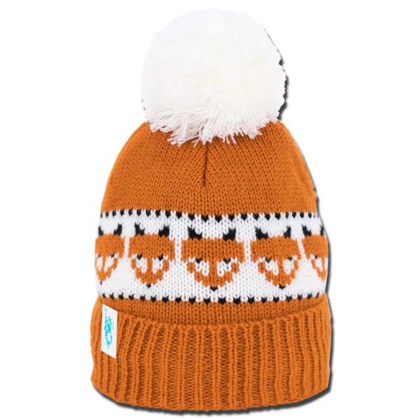 Kinder Strickmütze Fuchs