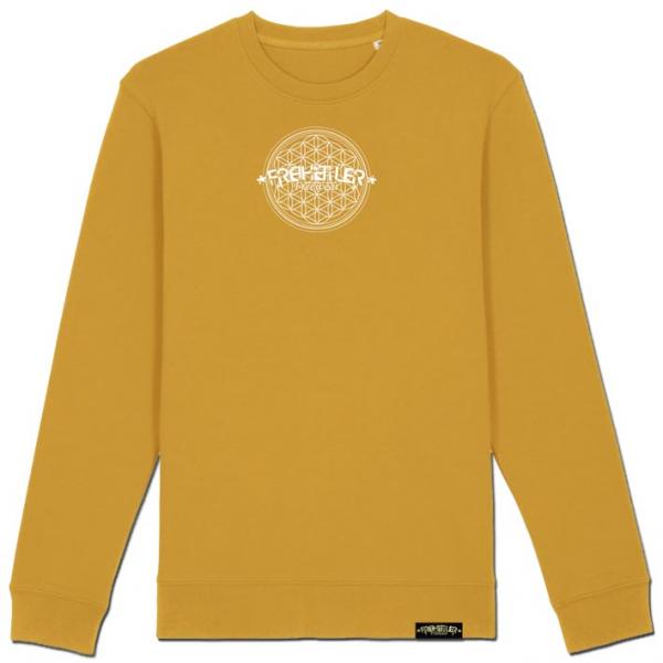 Limited Bio Premium Sweater Blume des Lebens Vulkan Unisex