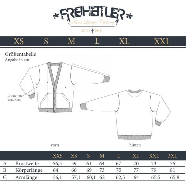 Bio Premium Nature Cardigan Hibiskus Unisex