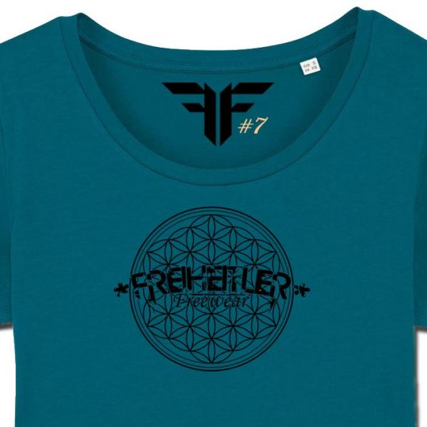 Bio Premium Girlie Blume des Lebens Ozean