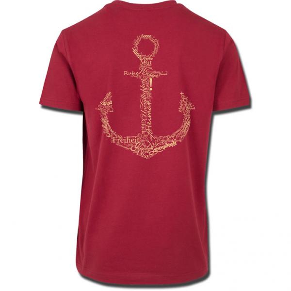 Werte Anker Shirt Rot